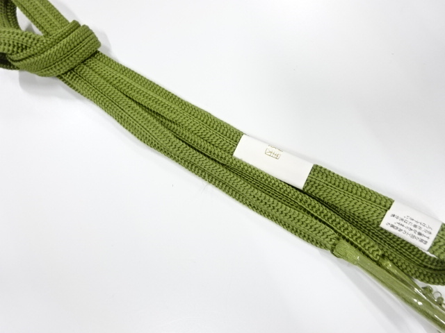 未使用品　正絹　手組帯締め